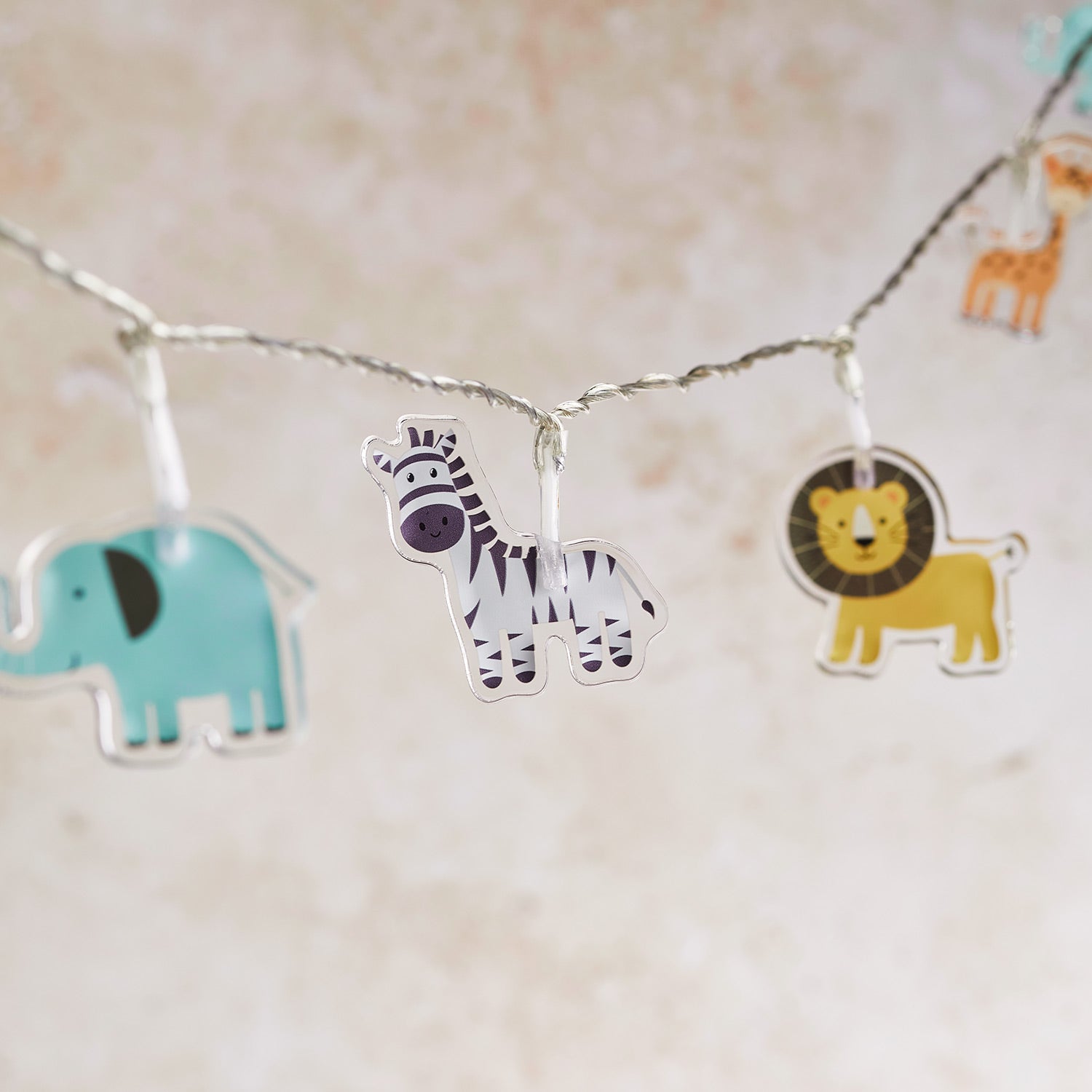 12 Safari Children's Fairy Lights