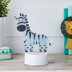 2-in-1 Lion & Zebra USB Children's Light