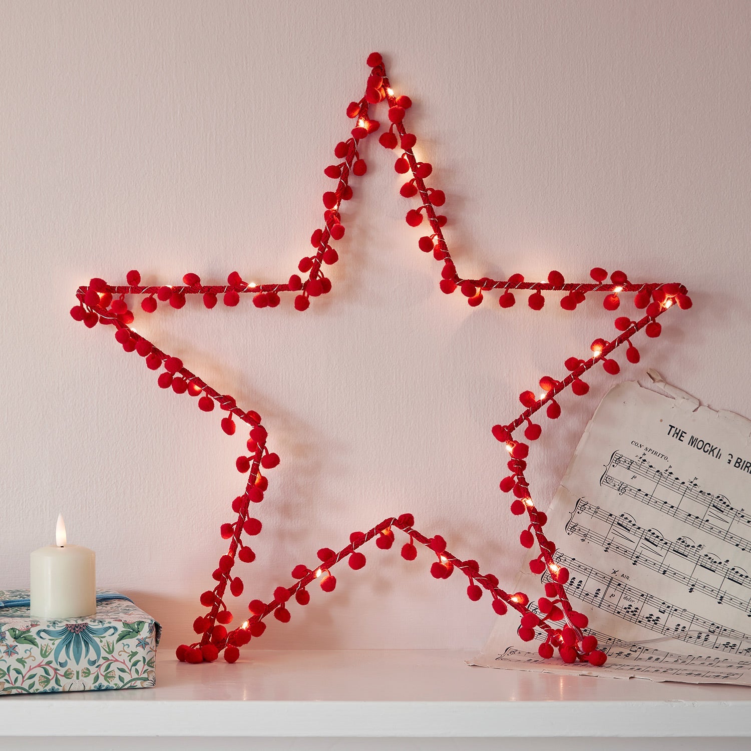 51cm Pom Pom Osby Star Light