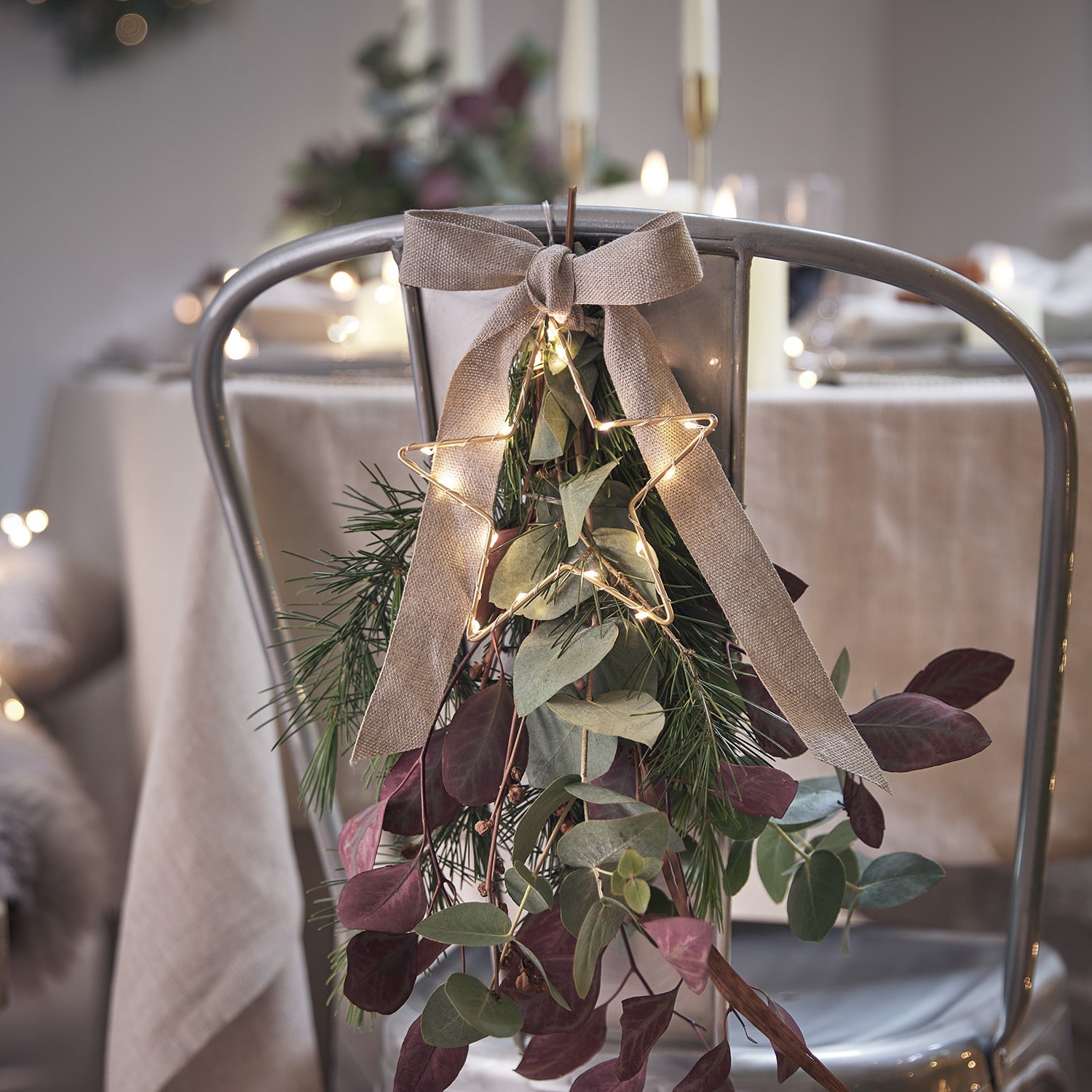 15cm Gold Osby Star Light Duo