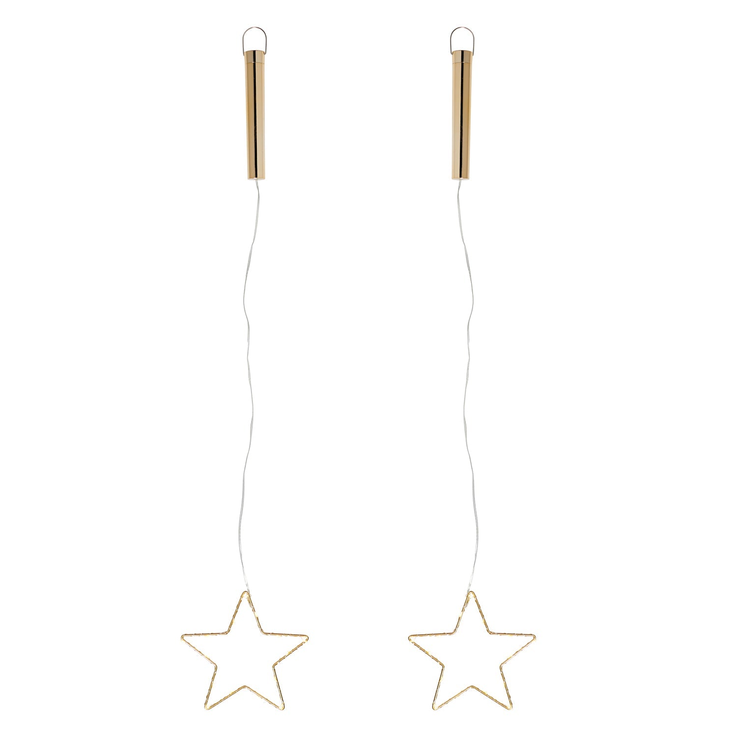 15cm Gold Osby Star Light Duo