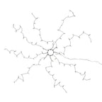 80 Warm White LED Battery Operated Parasol Lights