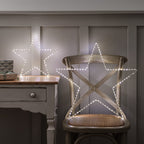 Set of 2 Dual Colour LED Osby Star Silhouettes