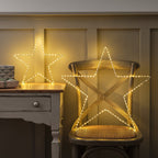 Set of 2 Dual Colour LED Osby Star Silhouettes