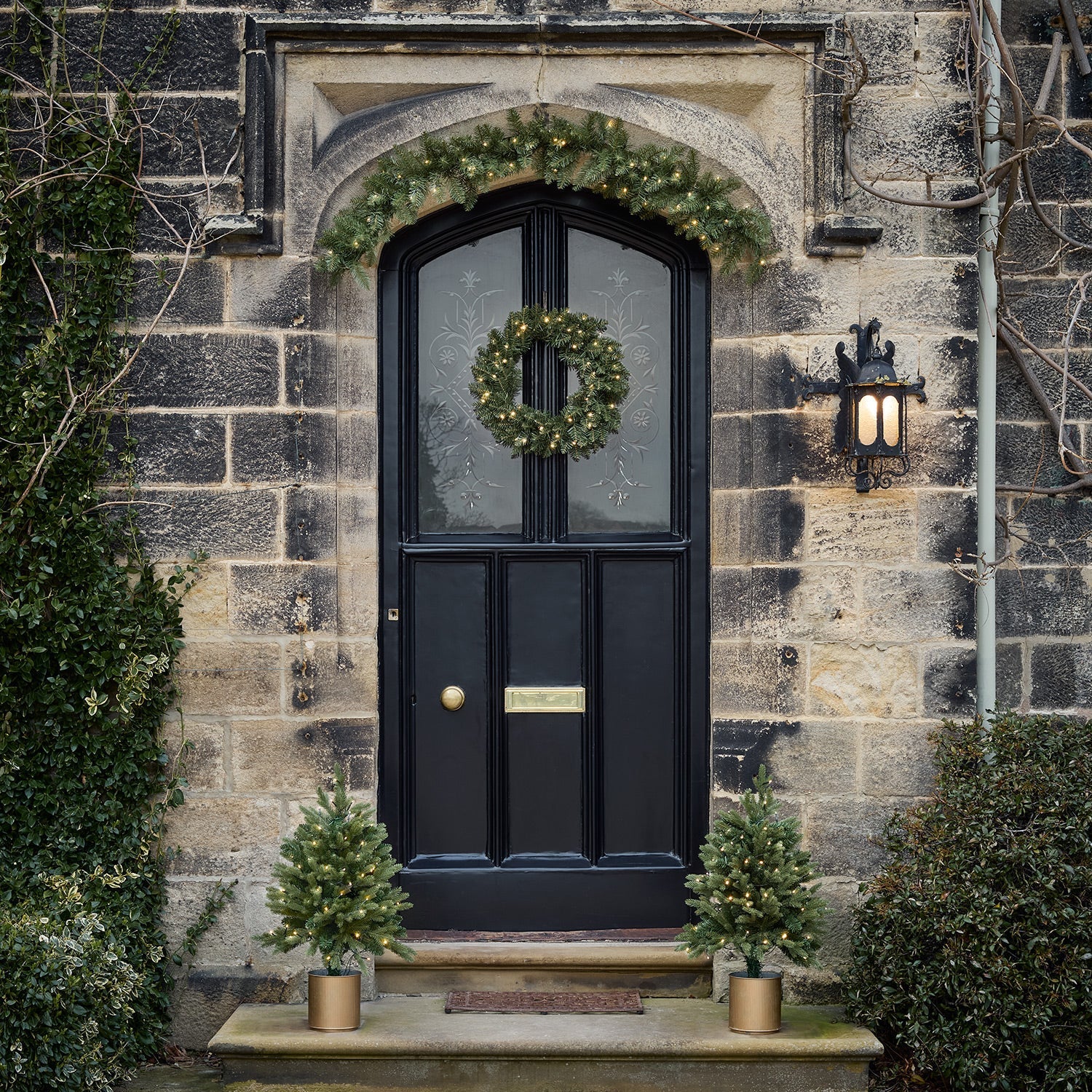 Pre Lit LED Outdoor Porch Bundle