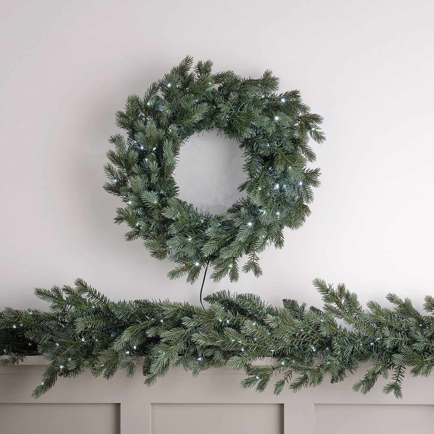 1.5m Dual Colour Micro LED Christmas Garland