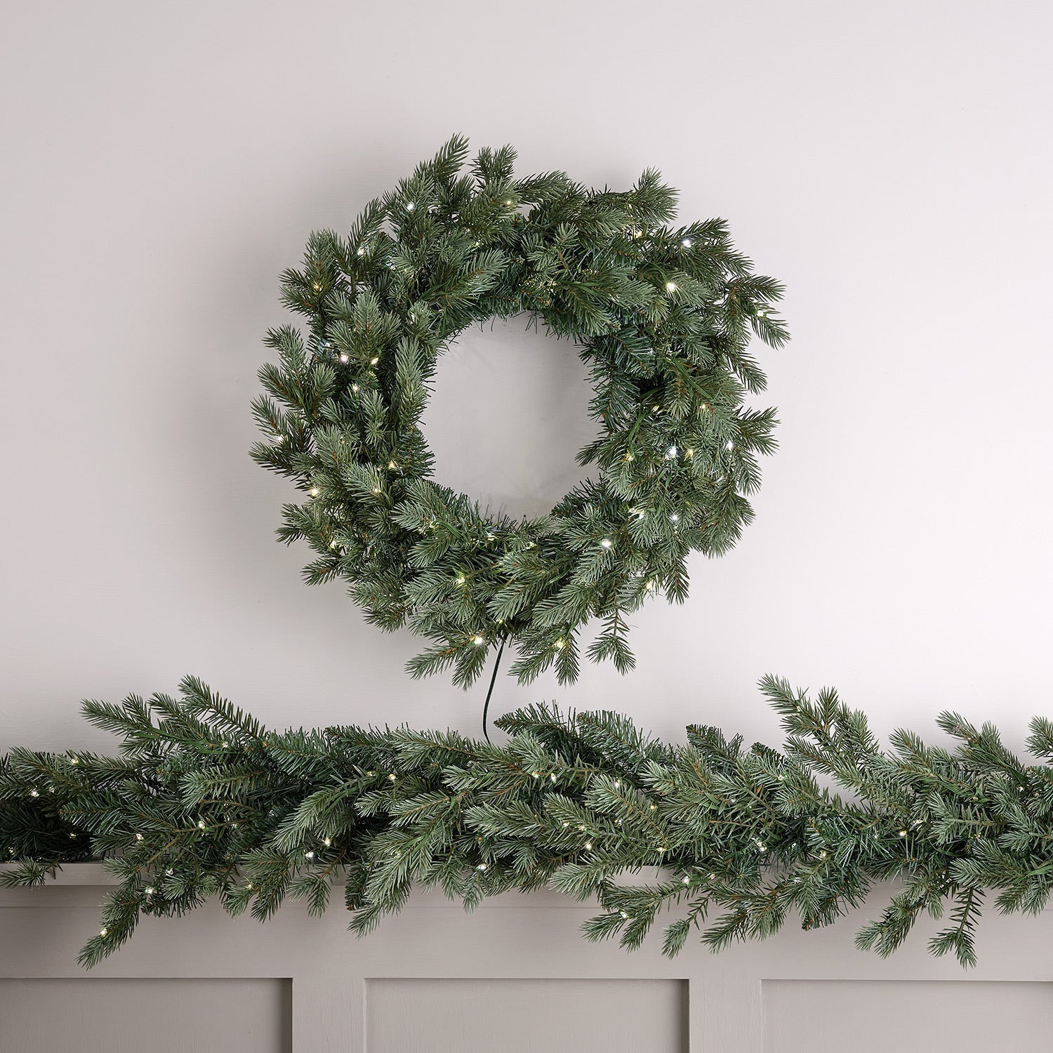 1.5m Dual Colour Micro LED Christmas Garland