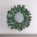 50cm Dual Colour Micro LED Christmas Wreath
