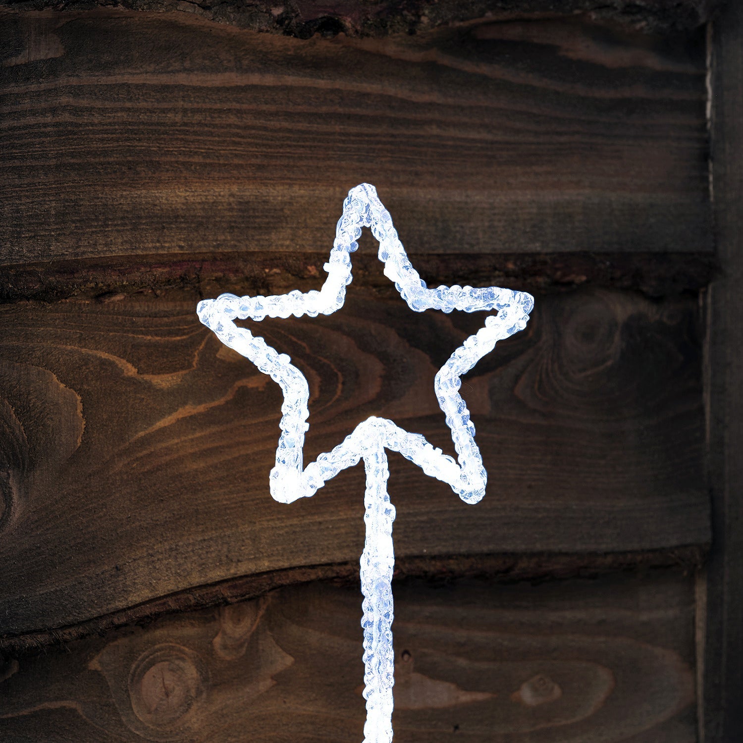 3 Acrylic Star LED Stake Lights