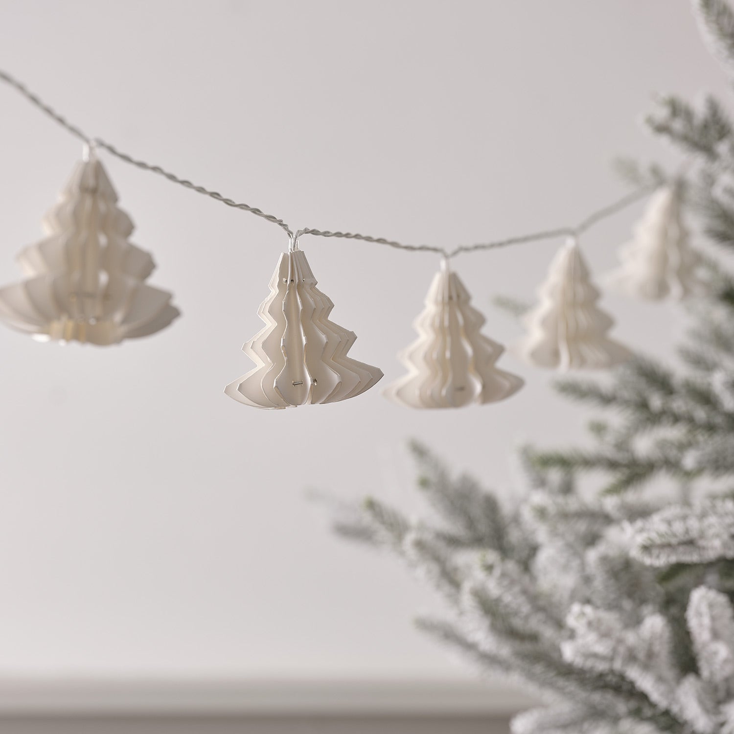 1.8m Paper Christmas Tree LED String Lights