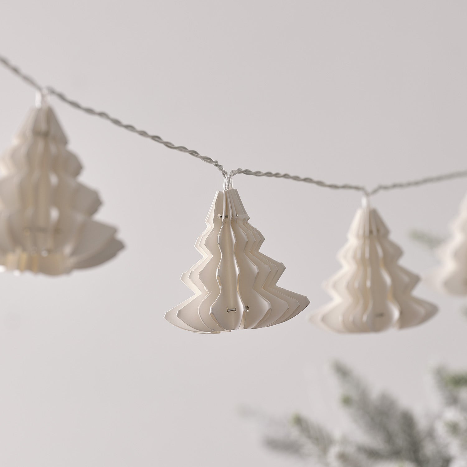 1.8m Paper Christmas Tree LED String Lights