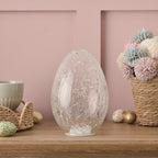 Crackle Glass Easter Egg Light