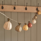 8 Glass Pumpkin LED String Lights