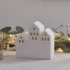 Ceramic House LED Christmas Decoration