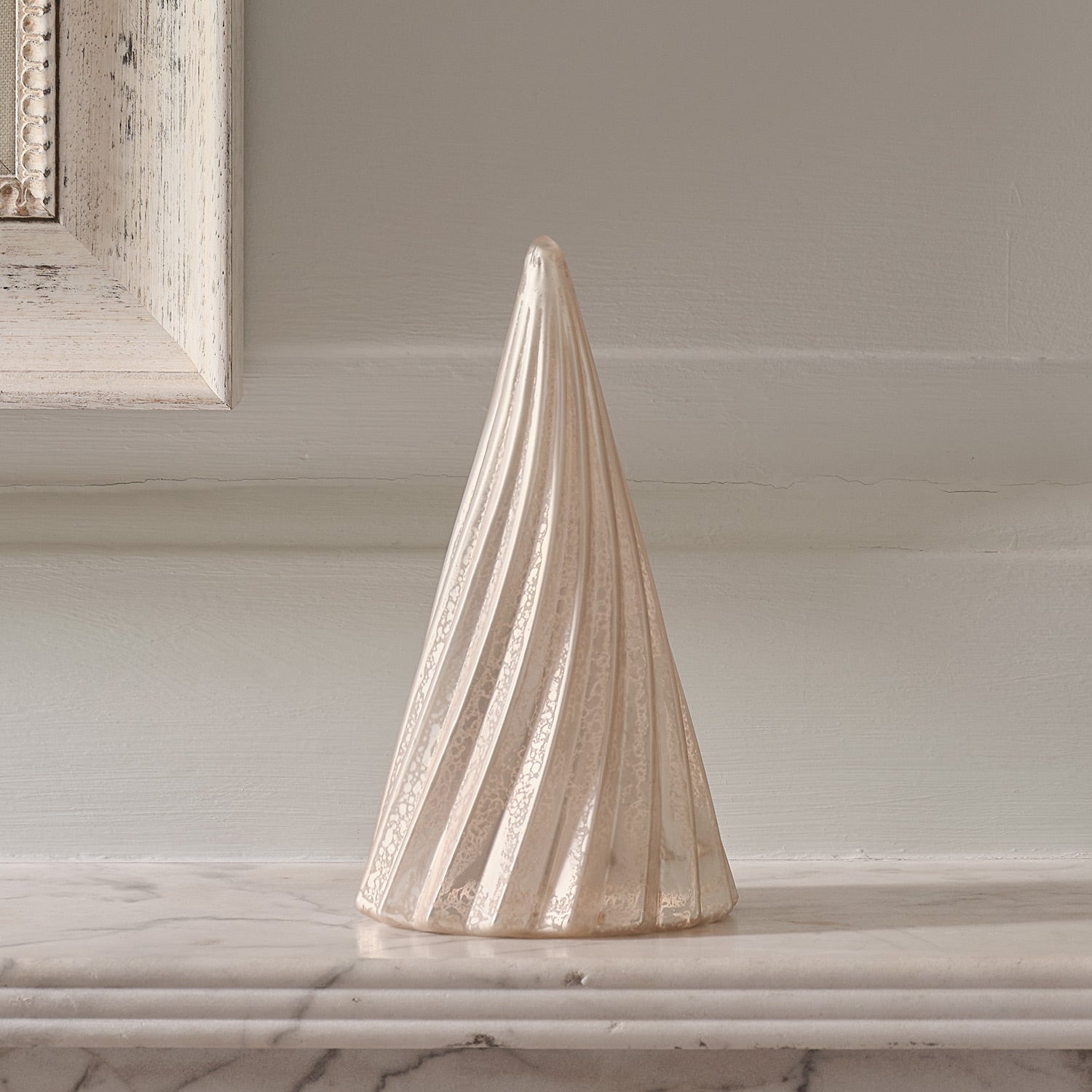 Glass Christmas Tree LED Table Decoration