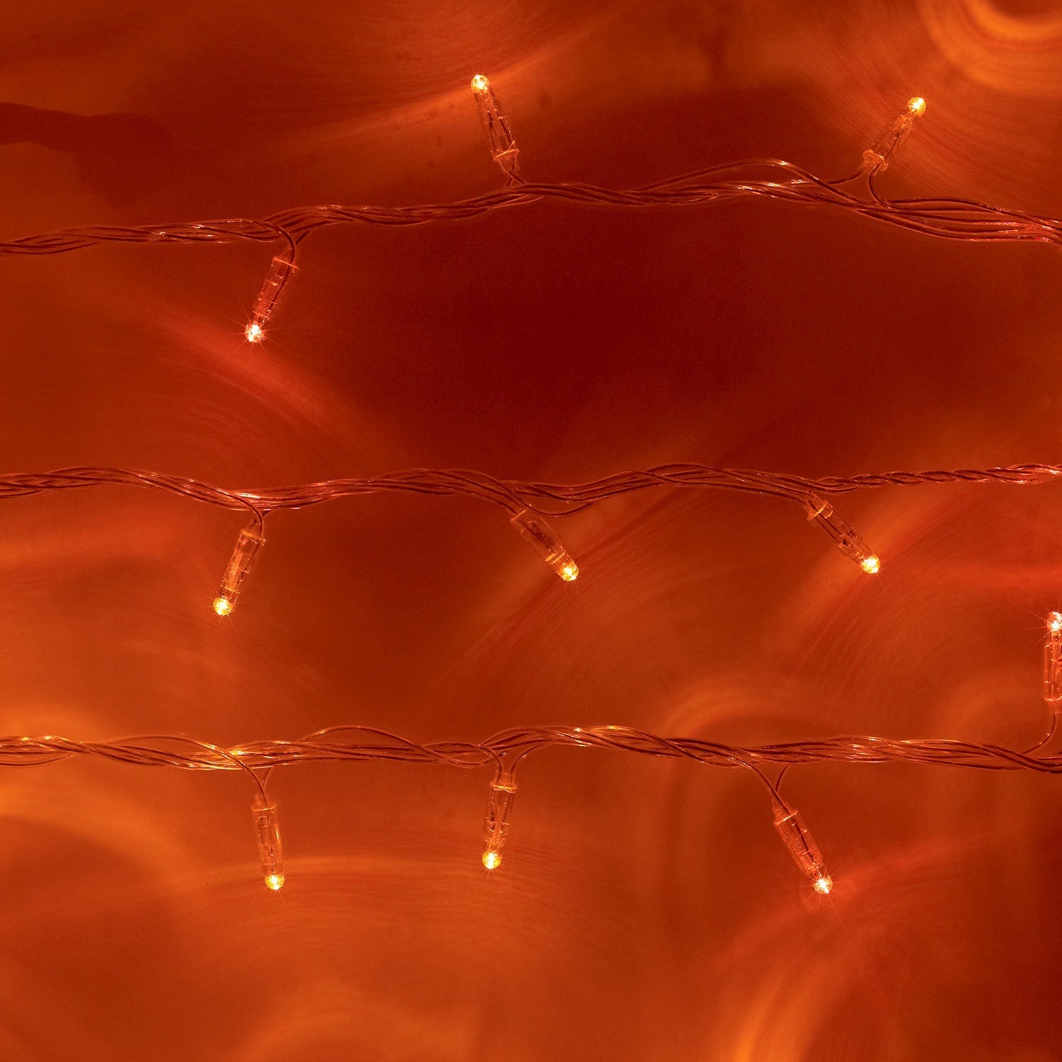 Core Connect 10m 100 Amber Connectable Fairy Lights Clear Cable