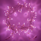 Core Connect 10m 100 Pink Connectable Fairy Lights Clear Cable