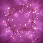 Core Connect 70m 700 Pink Connectable Fairy Lights Clear Cable