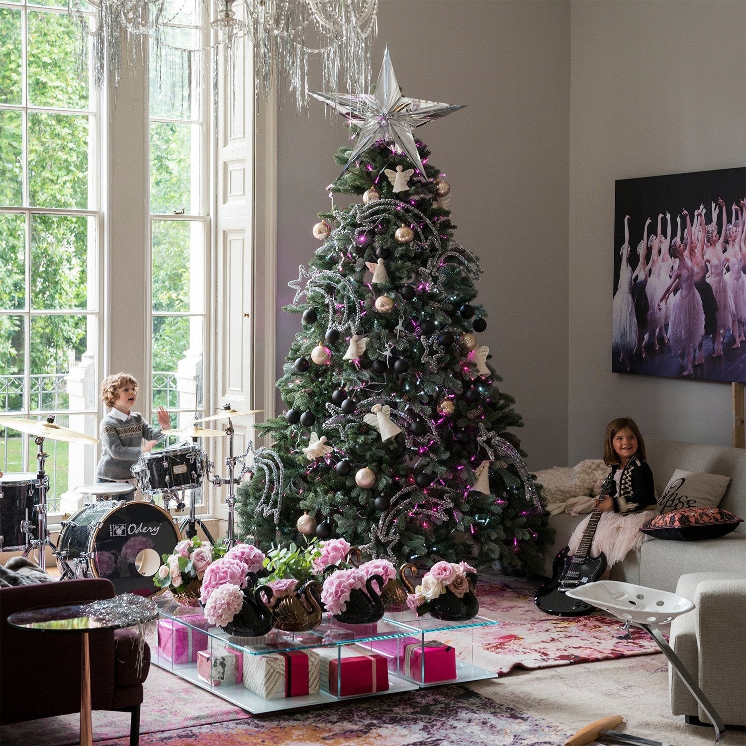 Core Connect 50m 500 Pink Connectable Fairy Lights Clear Cable