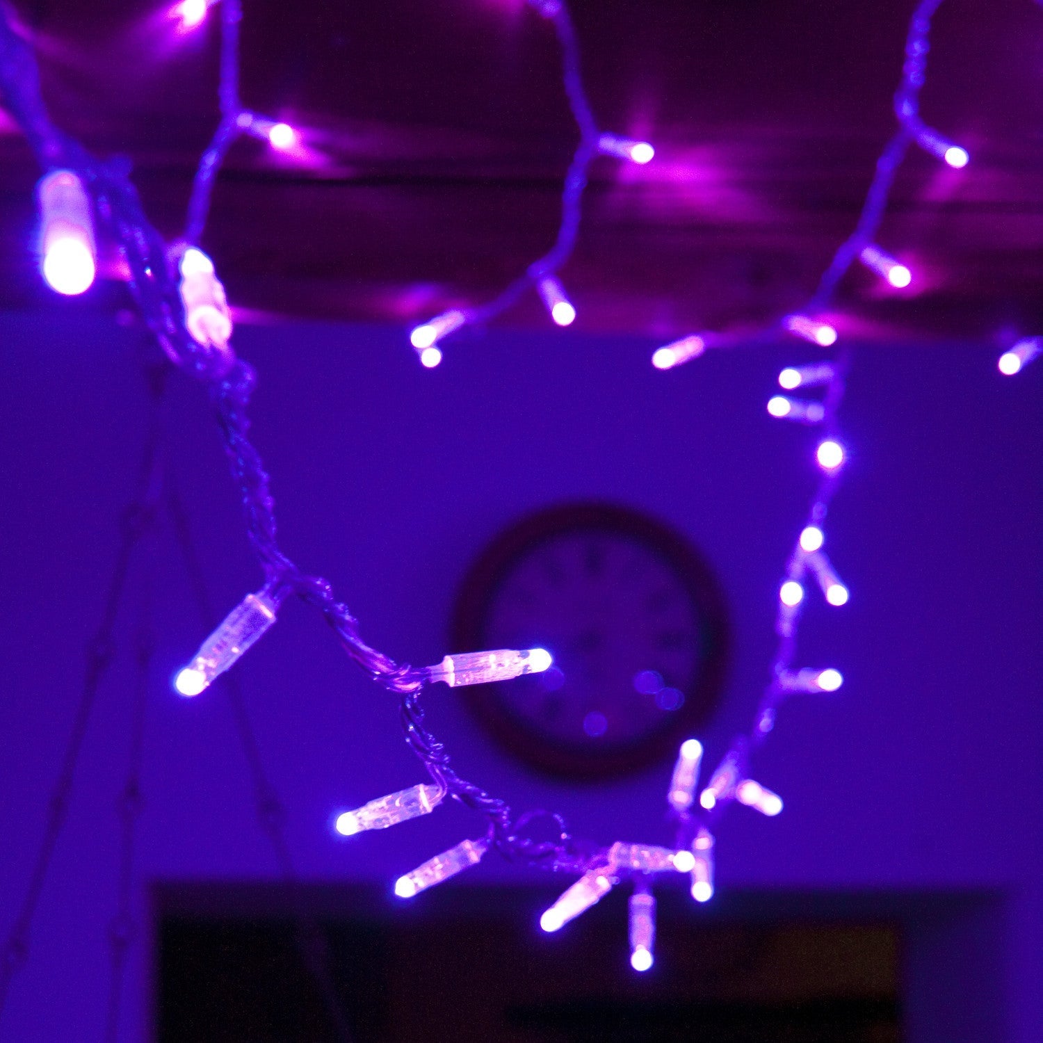Core Connect 10m 100 Purple Connectable Fairy Lights Clear Cable