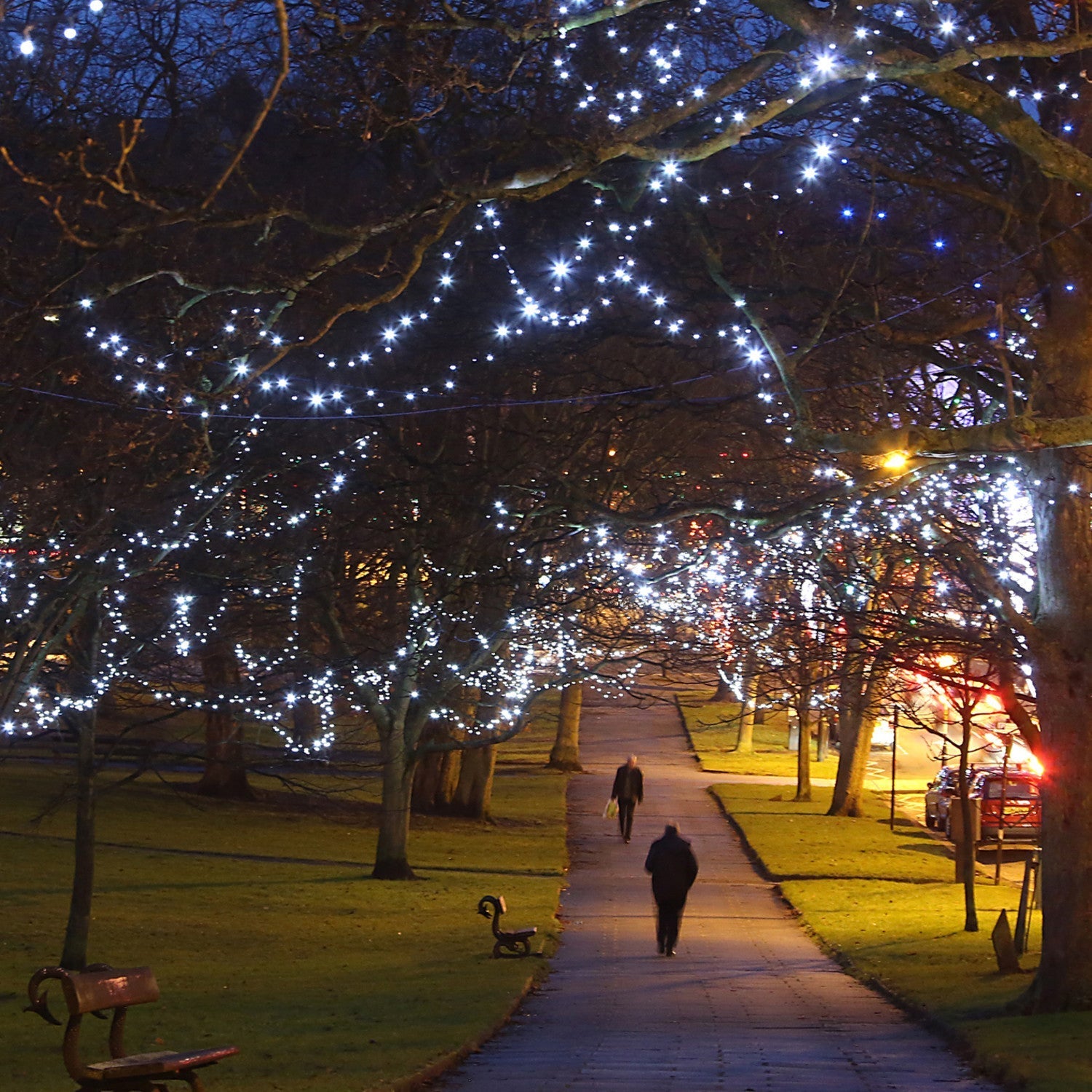 Core Connect 10m 100 White Connectable Fairy Lights Green Cable