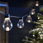 Core Connect 40m 80 Warm White Connectable Festoon Lights Black Cable