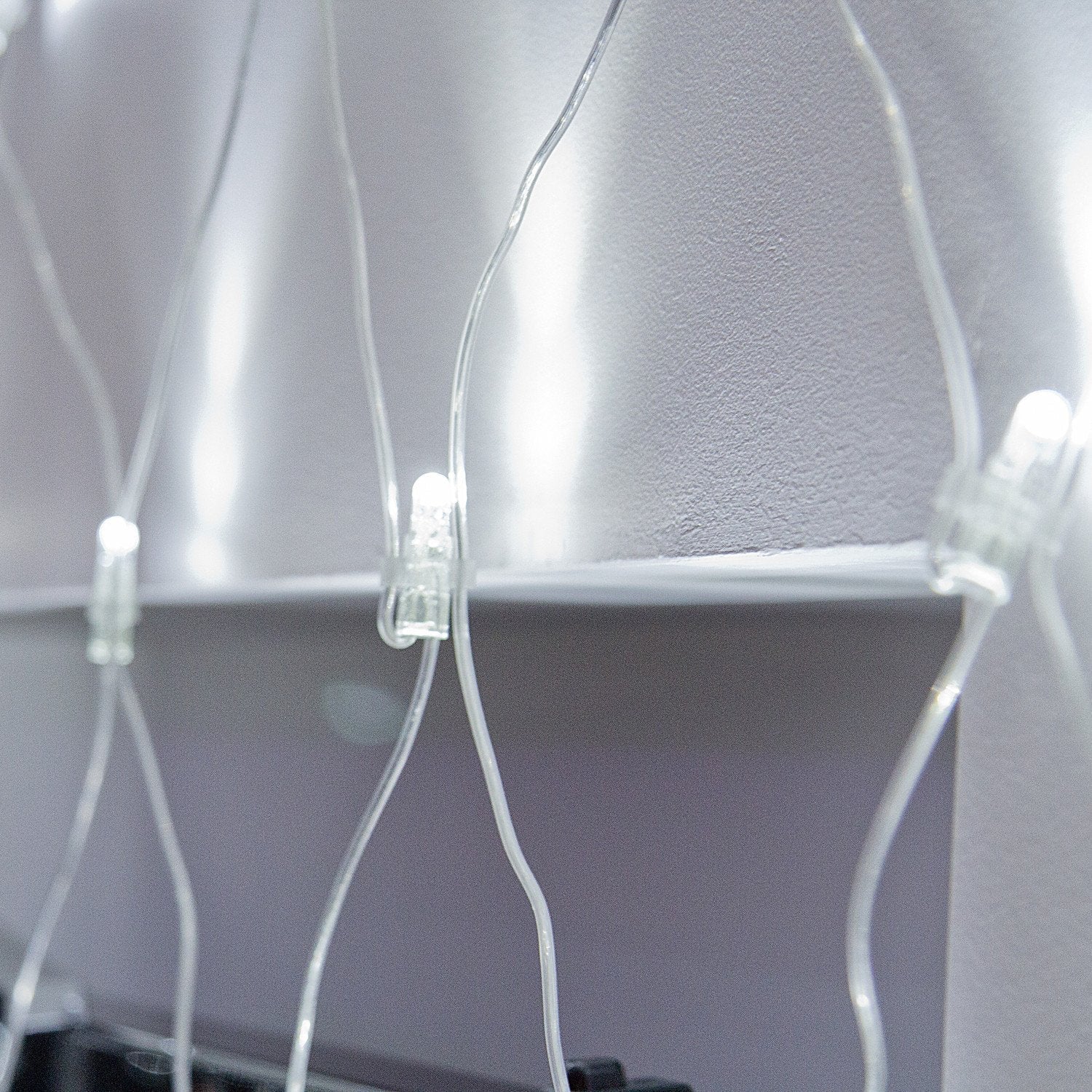 Core Connect 8m x 2m 560 White Connectable Net Lights Clear Cable