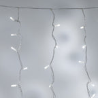 Core Connect 6m x 3m 864 White Connectable Curtain Lights Clear Cable