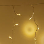 Core Connect 8m x 2m 768 Warm White Connectable Curtain Lights Clear Cable