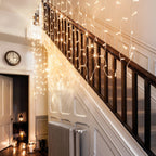 Core Connect 2m x 3m 288 Warm White Connectable Curtain Lights Clear Cable