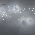 Core Connect 8m 256 White Connectable Icicle Lights Clear Cable