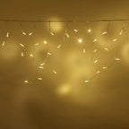 Core Connect 18m 576 Warm White Connectable Icicle Lights Clear Cable
