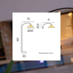 Niza 165 Cordless Arc Floor Lamp