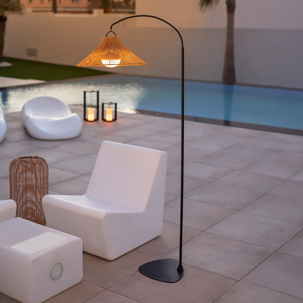 Niza 165 Cordless Arc Floor Lamp