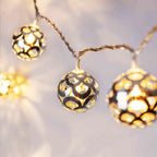 16 Silver Ball Fairy Lights
