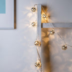 16 Silver Ball Fairy Lights