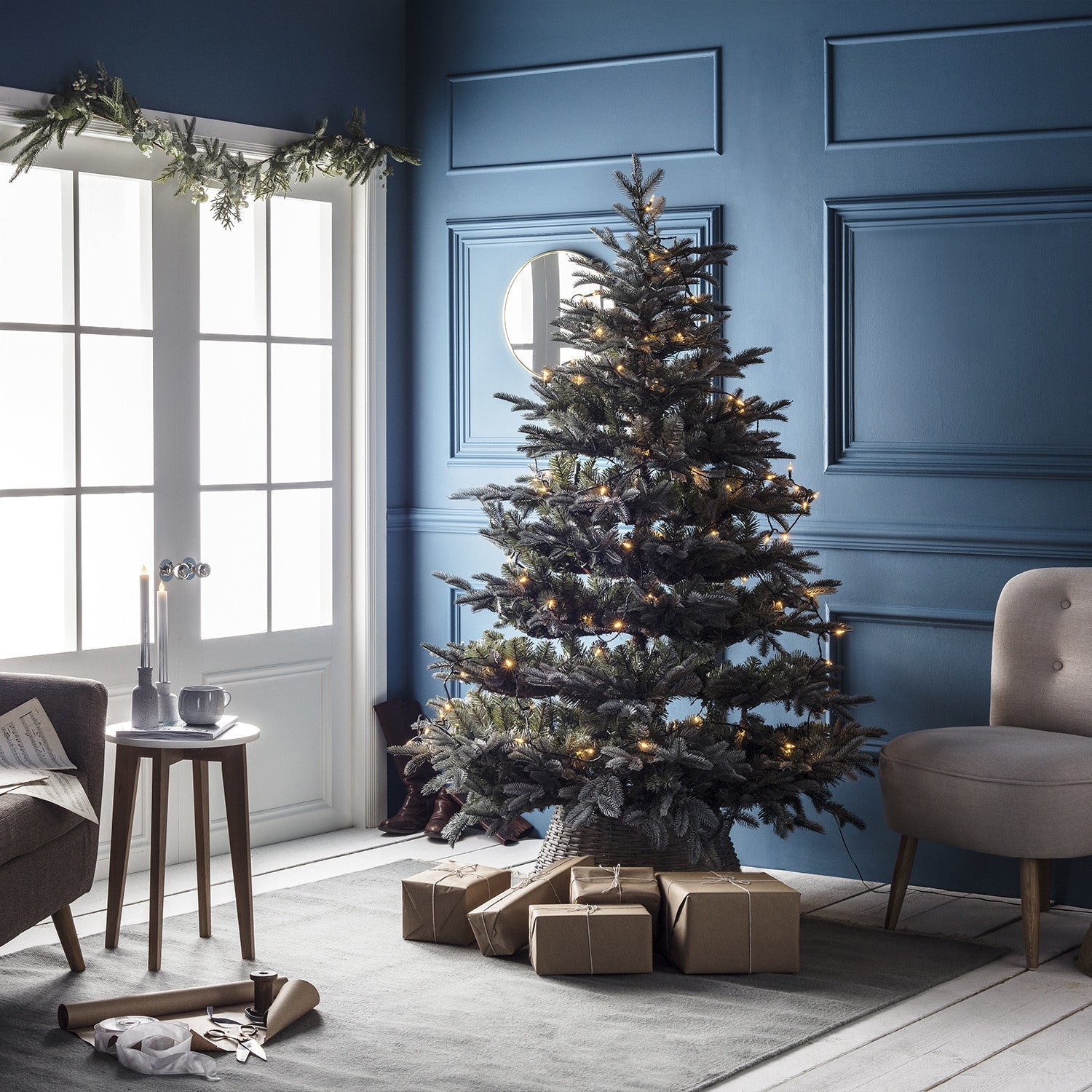 150 Warm White LED Traditional Christmas Tree Lights