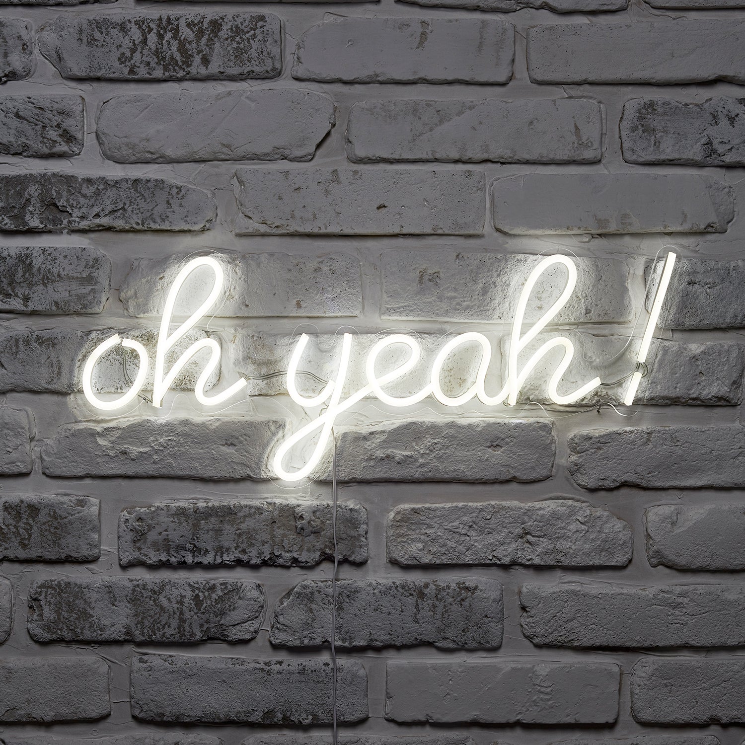 Oh Yeah Neon Wall Light