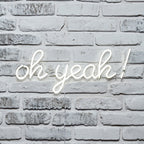 Oh Yeah Neon Wall Light