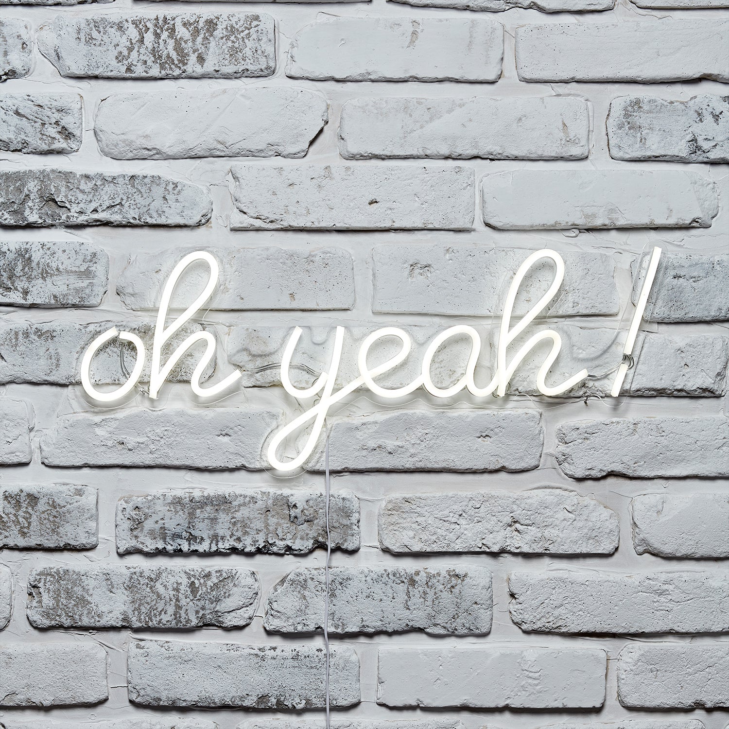 Oh Yeah Neon Wall Light