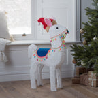 78cm Alpaca Christmas Figure