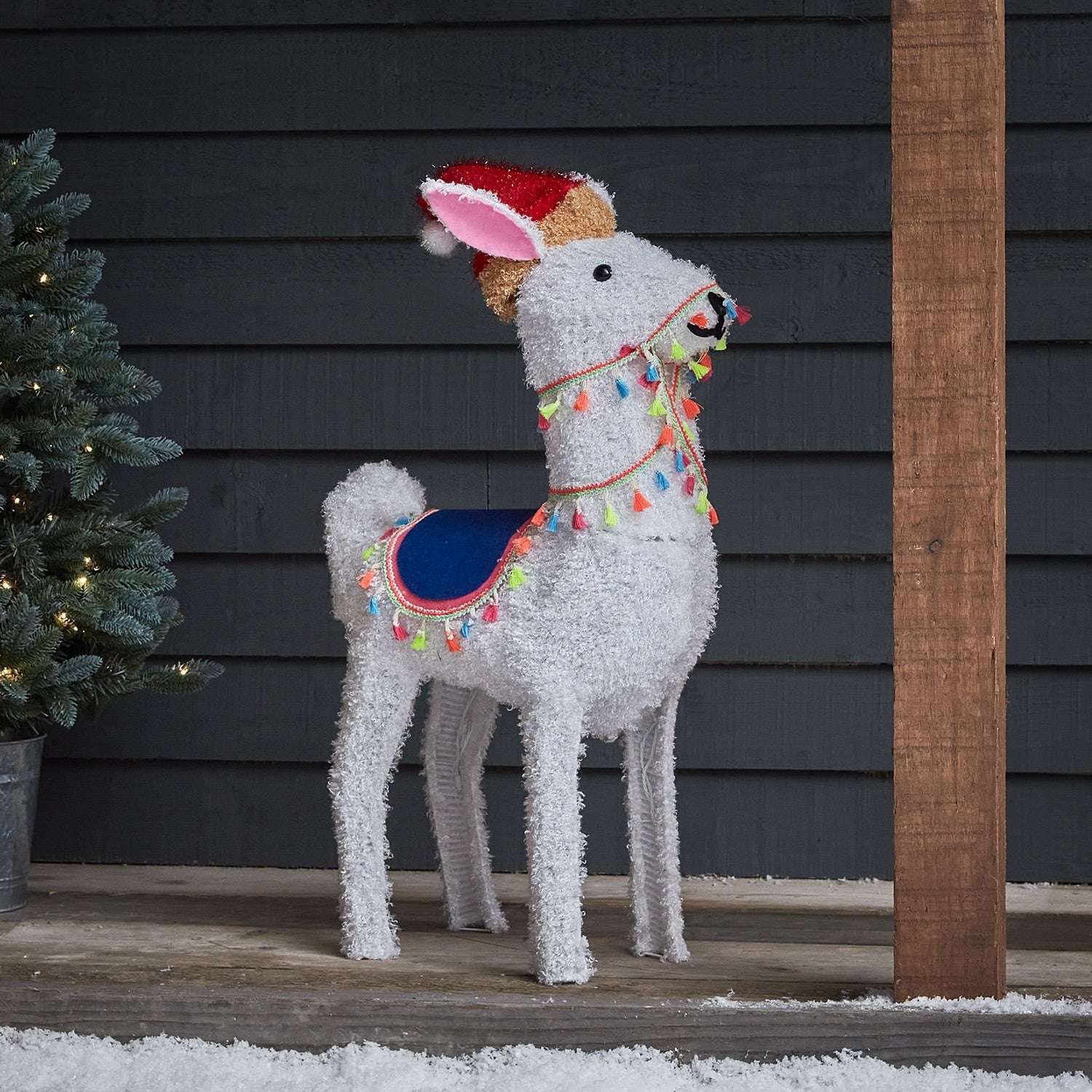 78cm Alpaca Christmas Figure