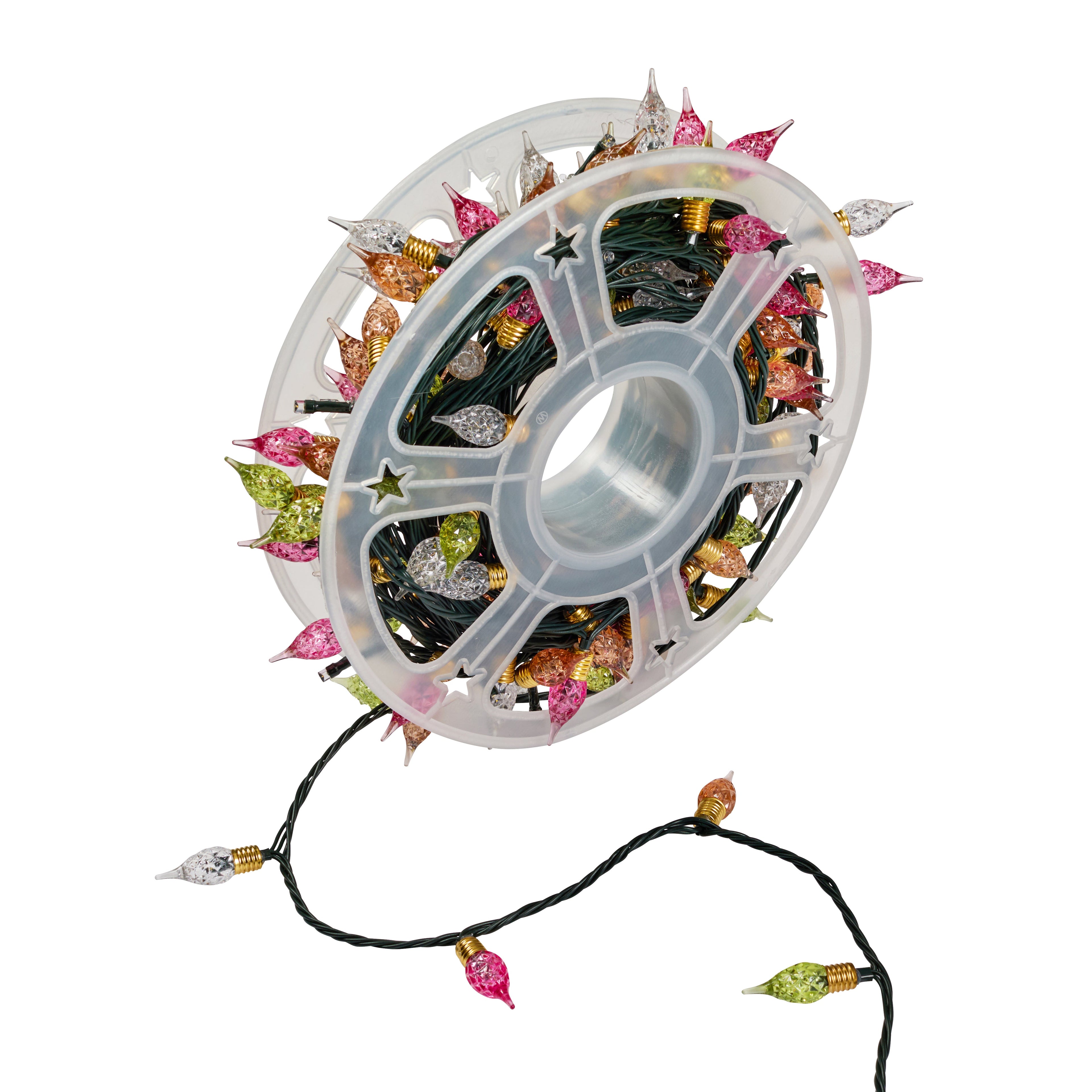 150 Pastel C9 Bulb Connectable Christmas Tree Lights