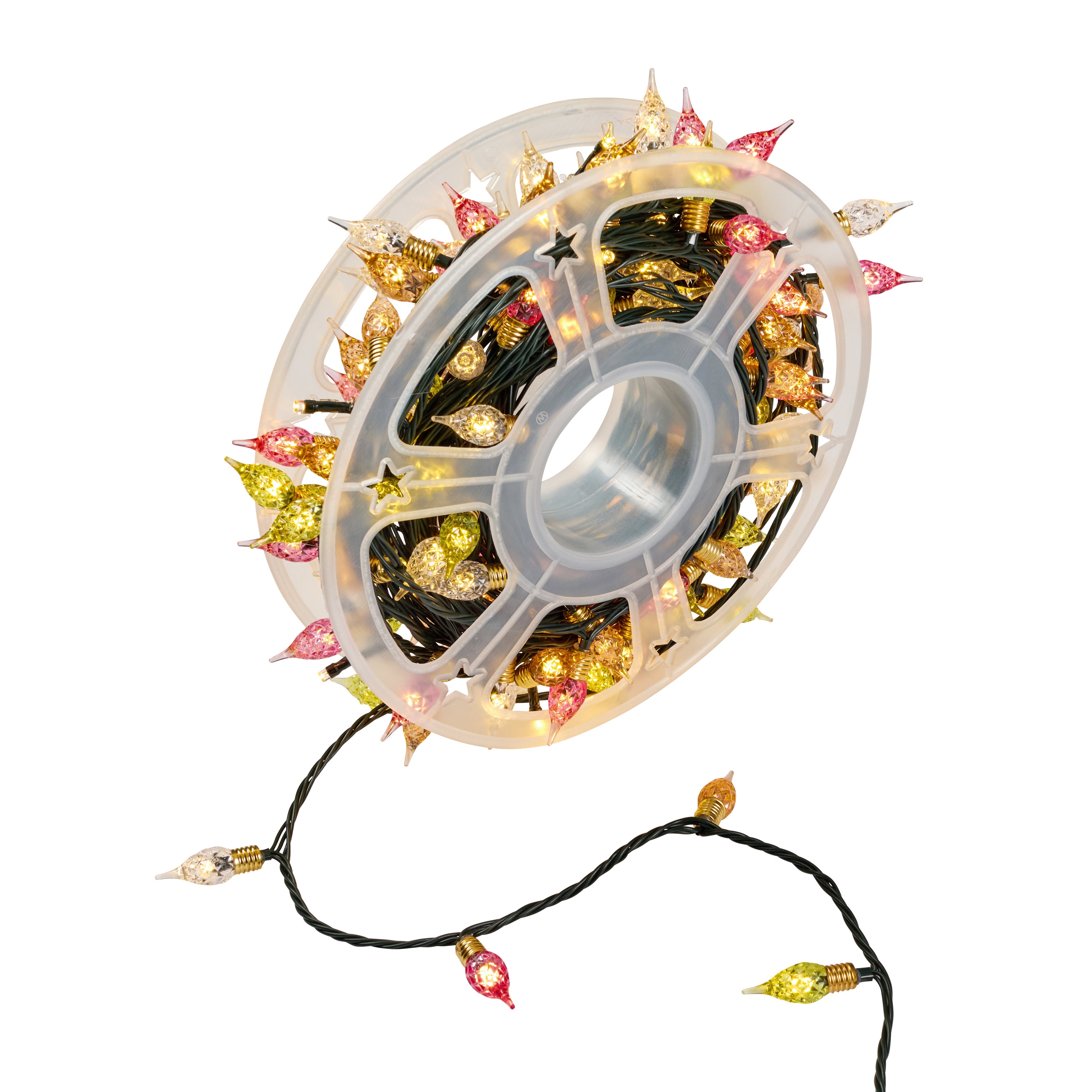 150 Pastel C9 Bulb Connectable Christmas Tree Lights