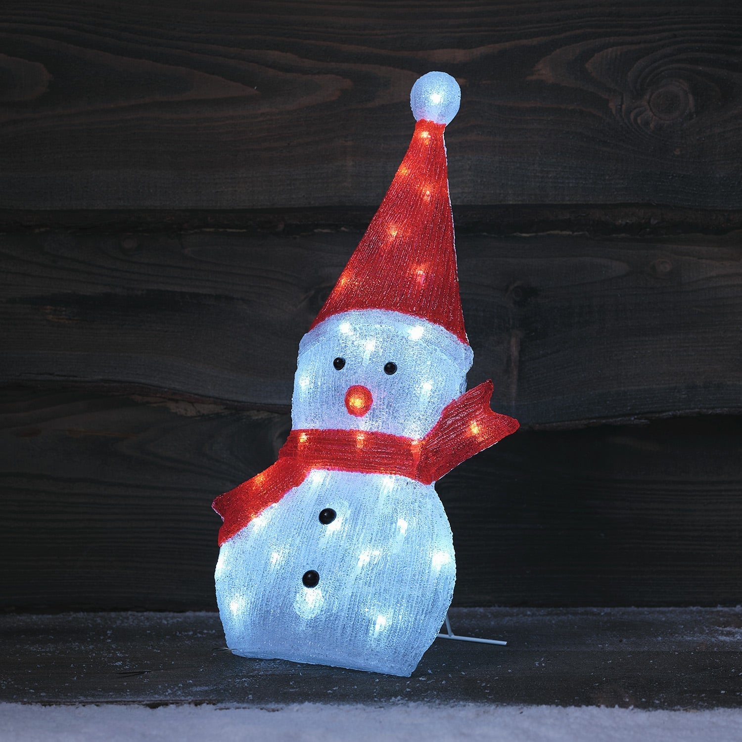 51cm Snowman LED 2D Acrylic Figure