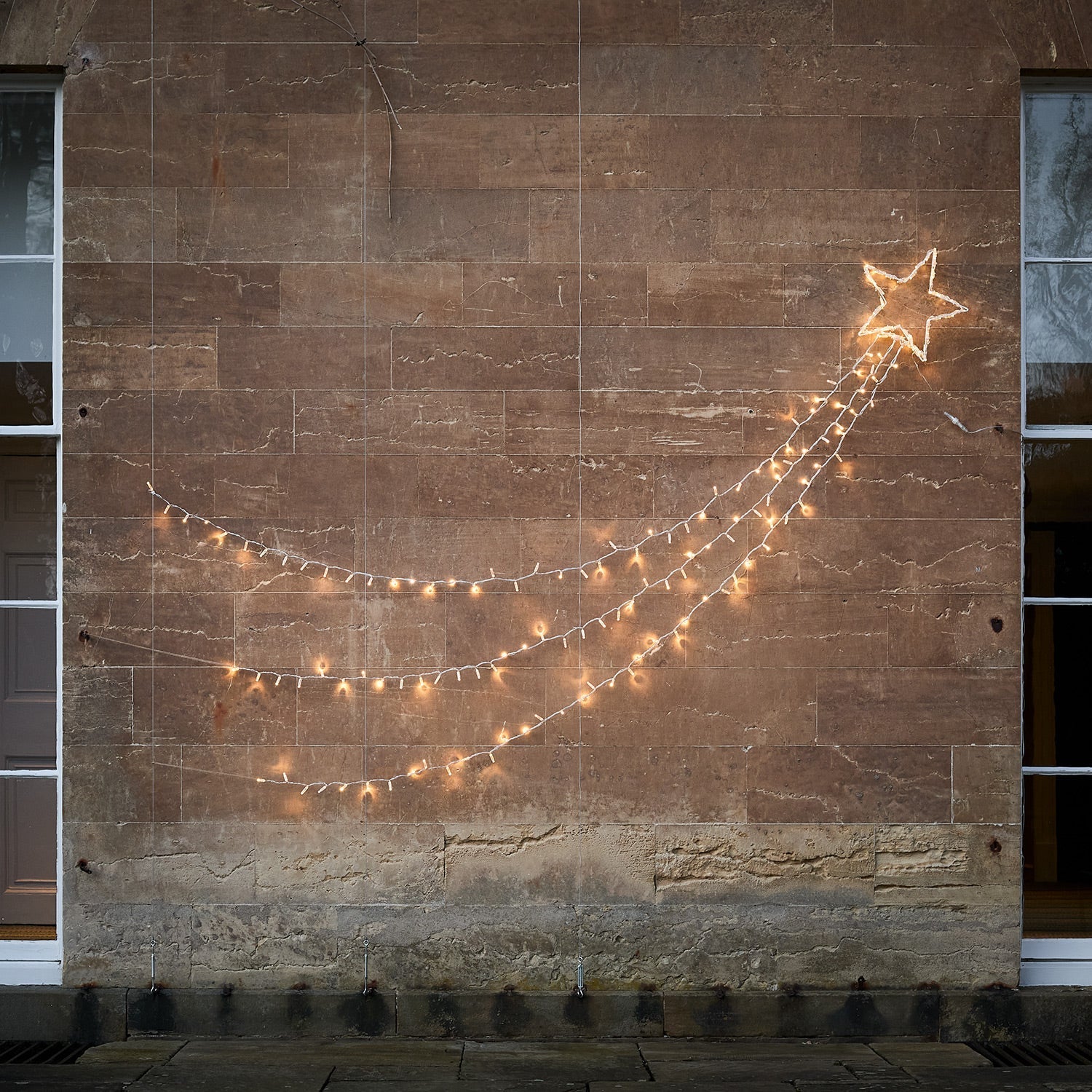 3.4m Dual Colour LED Shooting Star Silhouette Hanging Light