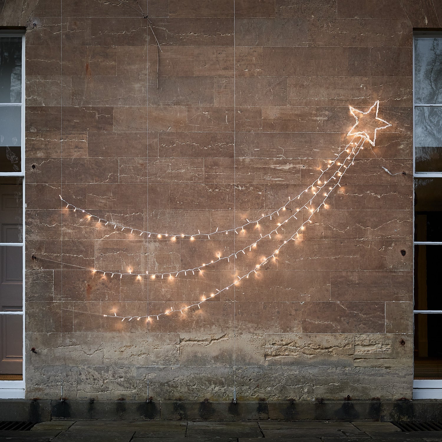 3.4m Dual Colour LED Shooting Star Silhouette Hanging Light