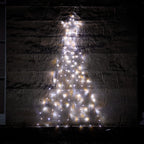 1.8m Dual Colour LED 2D Christmas Tree and Star Wall Light