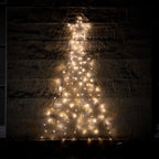 1.8m Dual Colour LED 2D Christmas Tree and Star Wall Light