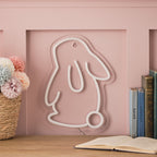 Neon Bunny Wall Light